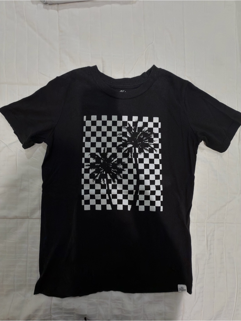 Kids black tee